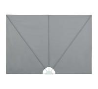 vidaXL Collapsible Terrace Side Awning Grey 300x200 cm