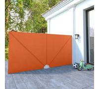 vidaXL Collapsible Terrace Side Awning Terracotta 400x200 cm