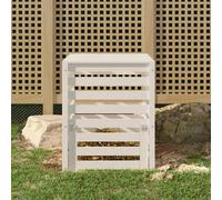 (white pine, 63.5 x 63.5 x 77.5 cm) vidaXL Composter Solid Wood Pine Multi Colours 63.5x63.5x77.5/82.5x82.5x99.5cm