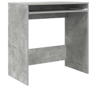 vidaXL Computer Desk Concrete Grey Chipboard Concrete Table Rectangular