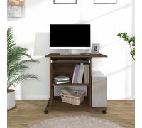 vidaXL Computer Desk Office Furniture Writing Table Workstation Computer Table C