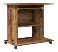 vidaXL Computer Desk Old Wood 80x50x75 cm Engineered Wood, office desk, study desk, home office desk, writing desk, working desk, office table