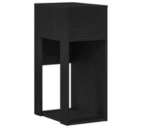 (black) vidaXL Computer Tower Stand with Drawer Old Wood 30x44x74 cm pc tower stand