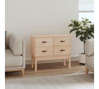 Vidaxl Console Cabinet 90X40X78 Cm Solid Wood Pine, Brown