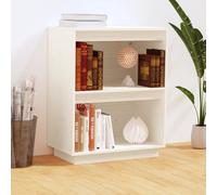 vidaXL Console Cabinet White 60x34x75 cm Solid Wood Pine NEW