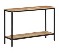 vidaXL Console Table 100x35x70 cm Solid Rough Wood Mango