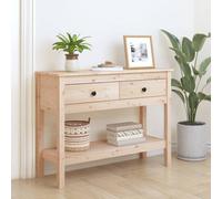 Vidaxl Console Table 100X35X75 Cm Solid Wood Pine
