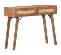 vidaXL Console Table 100x35x76 cm Solid Mango Wood