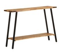 vidaXL Console Table 110x30x75 cm Solid Wood Mango