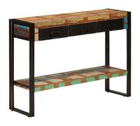 vidaXL Console Table 110x30x76 cm Solid Wood Reclaimed