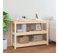 vidaXL Console Table 110x40x74 cm Solid Wood Pine