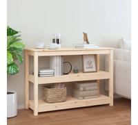 vidaXL Console Table 110x40x74 cm Solid Wood Pine