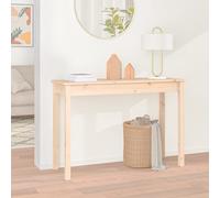 vidaXL Console Table 110x40x75 cm Solid Wood Pine