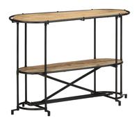 vidaXL Console Table 110x42x76 cm Solid Wood Rough Mango