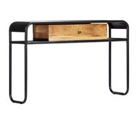 vidaXL Solid Mango Wood Console Table 118cm Entryway Hall Display Stand Desk