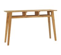 vidaXL Console Table 120x35x75 cm Solid Teak Wood UK