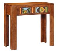 vidaXL Console Table 80x35x75 cm Solid Wood Acacia sofa table hallway table