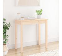 vidaXL Console Table Hallway Side/End Accent Table Solid Pine Wood 80x40x75 cm