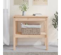 Solid Wood Pine Console Table Multi Colours 110x40x75 cm/80x40x75 cm vidaXL