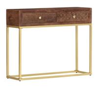 Vidaxl Console Table 90X30X75 Cm Solid Mango Wood