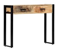 vidaXL Console Table 90x30x75 cm Solid Mango Wood UK