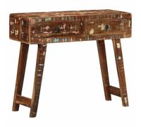 vidaXL Console Table 90x32x75 cm Solid Wood Reclaimed