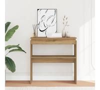 vidaXL Console Table Artisan Oak 80x30x80 cm Engineered Wood