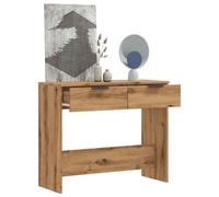 (artisan oak) vidaXL Console Table Entryway Accent Sofa Table Hall End Table Engineered Wood