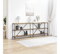 vidaXL Console Table Artisian Oak 200 x 30 x 75 cm Engineered Wood