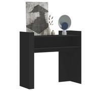 (black) vidaXL Console Table Hallway Tea End Table Accent Side Table Engineered Wood