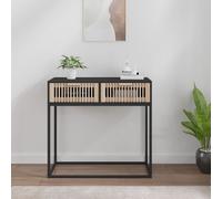 Console Table Engineered Wood and Iron Hall End Table Multi Colours vidaXL