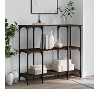 (brown oak) vidaXL Console Table Side End Table Hallway Stand Sofa Table Engineered Wood