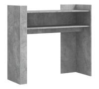 vidaXL Console Table, Centre Tea End Table for Living Room Hallway Home, Accent Sofa Table for Decorative Coffee, Concrete Grey Engineered Wood