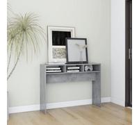 Vidaxl Console Table Concrete Grey 105X30X80 Cm Engineered Wood, Grey