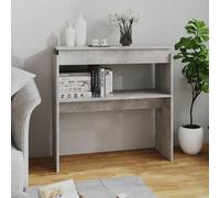 vidaXL Console Table Concrete Grey 80x30x80 cm Engineered Wood NEW