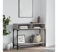vidaXL Console Table Grey Sonoma 100x30.5x75 cm Engineered Wood