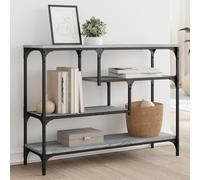 (grey sonoma) vidaXL Console Table Hallway Side End Table Tea Coffee Table Engineered Wood