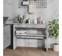 vidaXL Console Table Grey Sonoma 102x30x80 cm Engineered Wood UK NEW