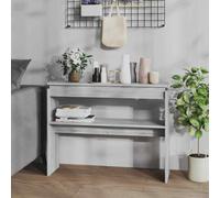 vidaXL Console Table Grey Sonoma 102x30x80 cm Engineered Wood UK HOT