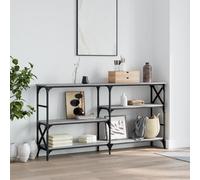 (grey sonoma, 150 x 29 x 76.5 cm) vidaXL Console Table End Table Hallway Stand Side Sofa Table Engineered Wood