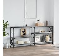 (grey sonoma, 180 x 29 x 76.5 cm) vidaXL Console Table End Table Hallway Stand Side Sofa Table Engineered Wood