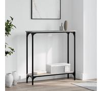 (grey sonoma, 75 x 22.5 x 75 cm) vidaXL Console Table End Table Hallway Stand Side Sofa Table Engineered Wood