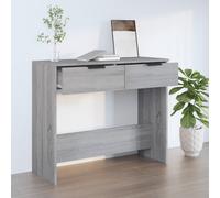 vidaXL Console Table Grey Sonoma 90x36x75 cm Engineered Wood NEW