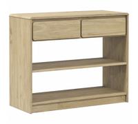 vidaXL Console Table Hallway Coffee Table Side End Table Oak Solid Wood Pine