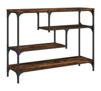 vidaXL Console Table Hallway End Table Accent Table Smoked Oak Engineered Wood