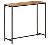vidaXL Console Table Hallway Side Table End Table Solid Wood Mango and Iron