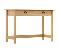 vidaXL Console Table Hill with 2 Drawers 110x45x74 cm Solid Pine Wood
