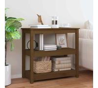 vidaXL Console Table Honey Brown 80x40x74 cm Solid Wood Pine UK HOT