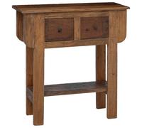 Vidaxl Console Table Mixed Recycled Wood 80X35X80 Cm
