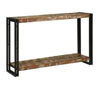 vidaXL Console Table Multicolour 120 x 33 x 75 cm Solid Reclaim Wood
